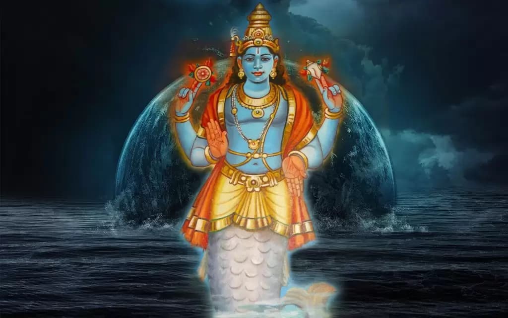मत्स्य अवतार: वह मछली जिसने दुनिया को बचाया — Dasavataram