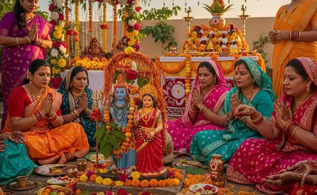 हरतालिका तीज: नारी शक्ति और वैवाहिक सुख का उत्सव — Traditions