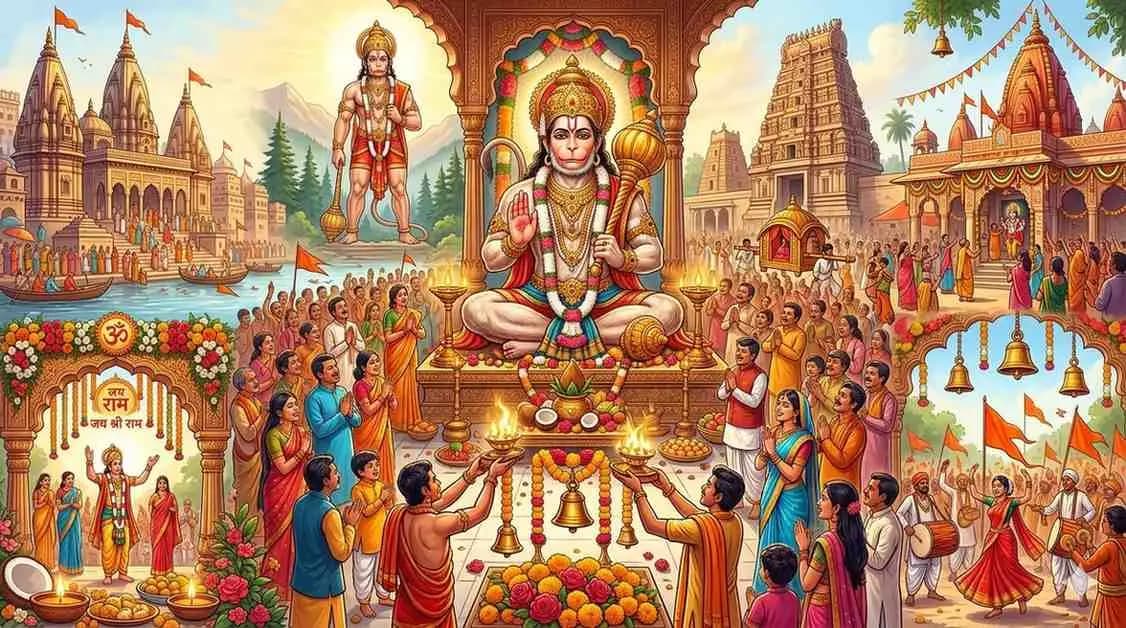 भारत भर में हनुमान जयंती 2026: भव्य उत्सव, पूजा विधि और प्रमुख स्थानों की जानकारी — Festivals