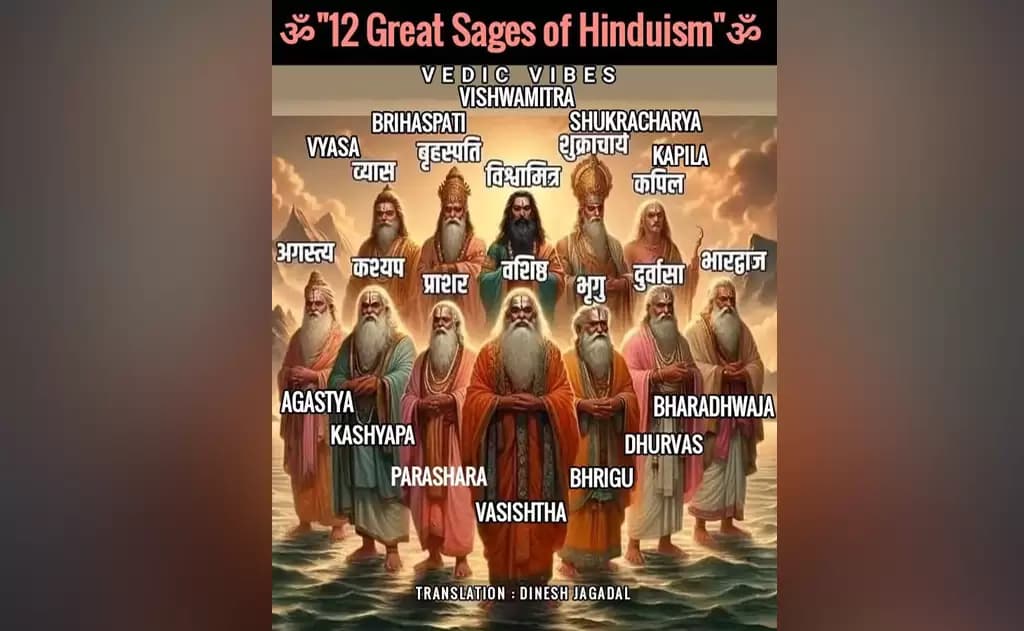 हिंदू धर्म के 12 महान ऋषि
