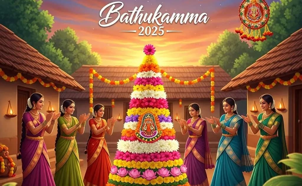 बटुकम्मा 2025: तिथियां, इतिहास और एनआरआई के लिए उत्सवपूर्ण उत्साह
