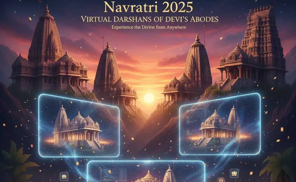 नवरात्रि 2025: देवी के पवित्र धामों के वर्चुअल दर्शन