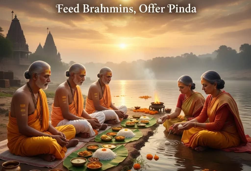 महालय अमावस्या विशेष: ब्राह्मण भोजन व पिंडदान से करोड़ों जन्मों के पाप नष्ट