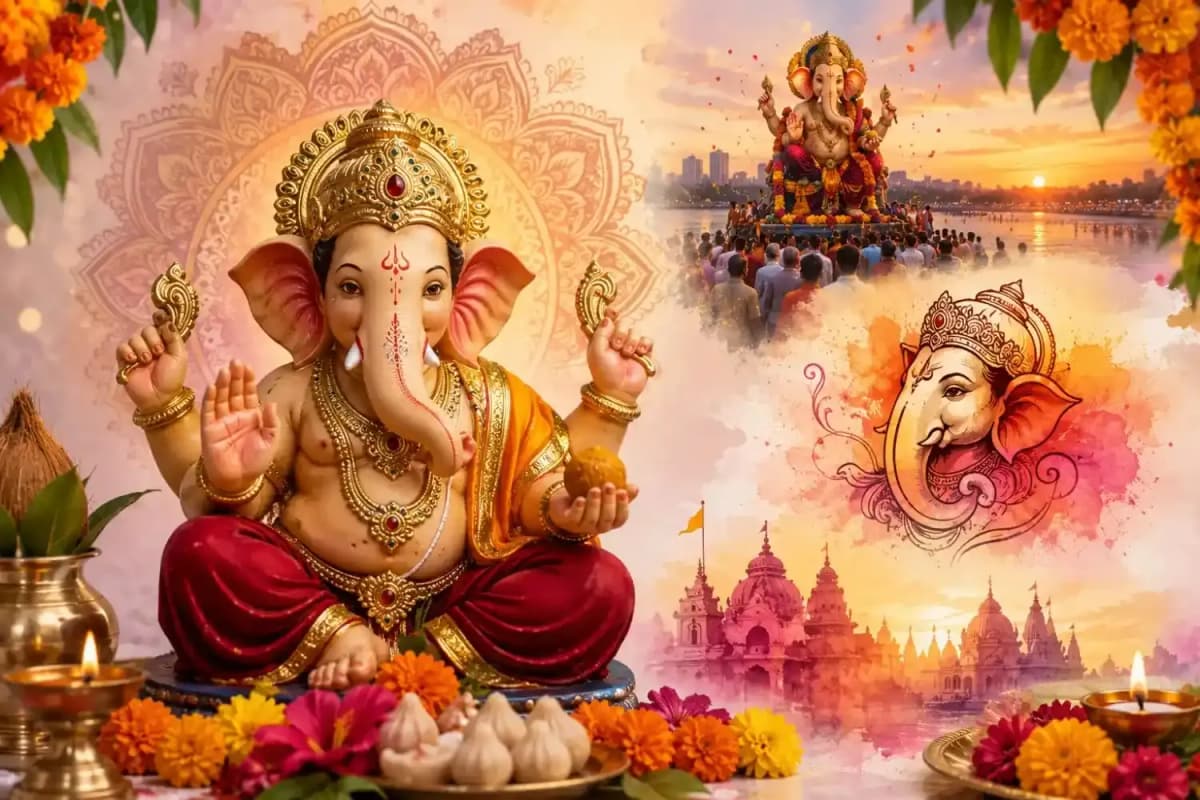 गणेश चतुर्थी शुभकामनाएँ और संदेश 2026: हिंदी, संस्कृत में 50+ संदेश
