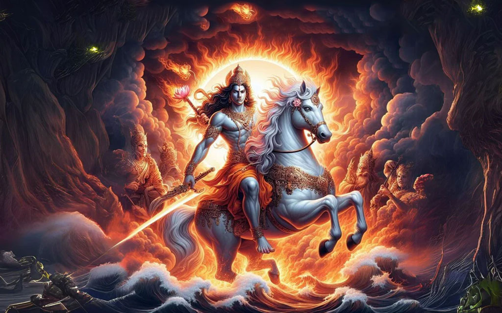 कल्कि अवतार: भविष्य का उद्धारकर्ता और अंधकार युग का अंत — Dasavataram