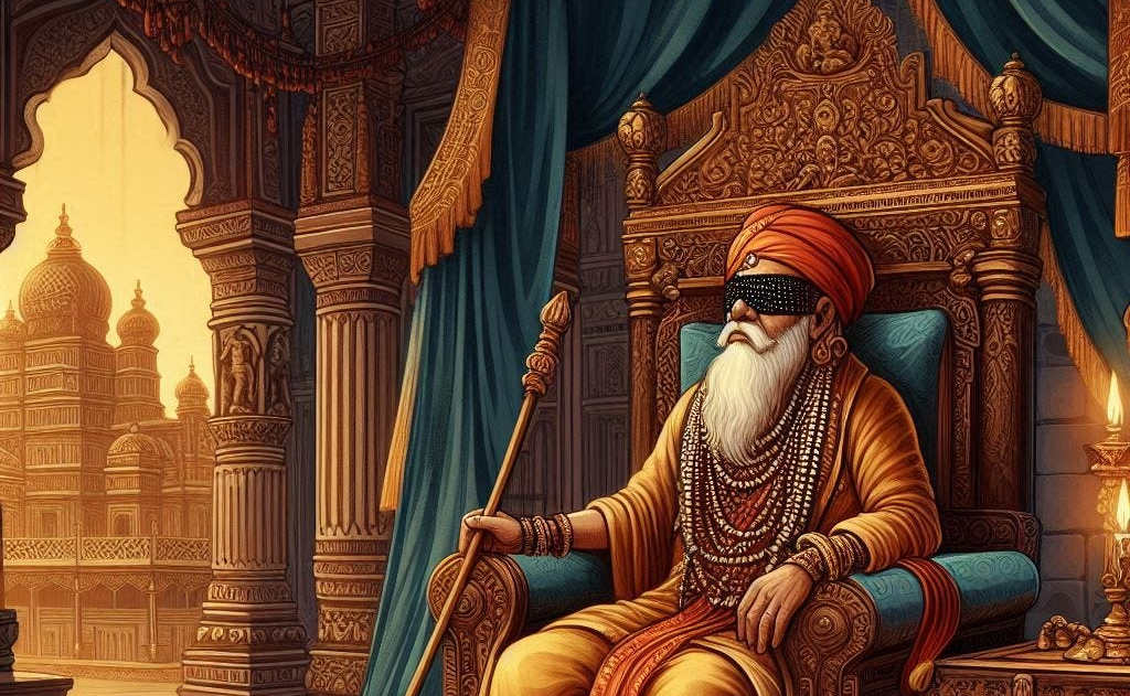 धृतराष्ट्र और उनके कर्म की कहानी: जवाबदेही का सबक — Stories