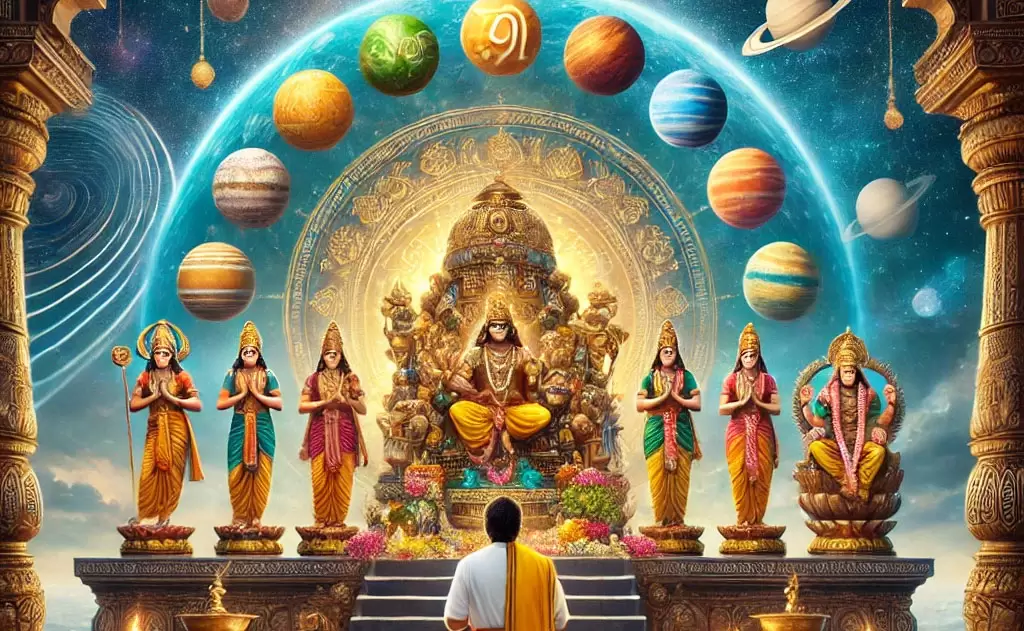 astrological-significance-of-wearing-specific-colors-for-Nava-Graha-Pooja