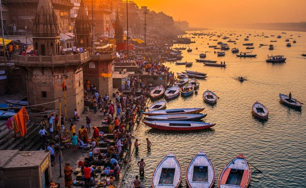काशी विश्वनाथ — ज्योतिर्लिंग निकट दृश्य