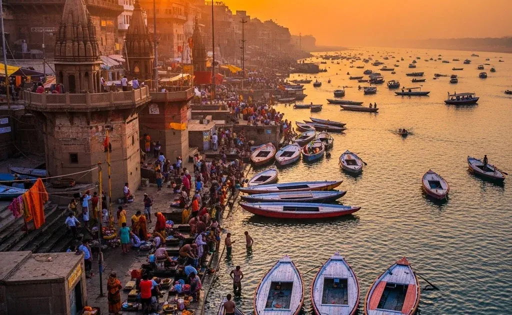 काशी विश्वनाथ — ज्योतिर्लिंग निकट दृश्य