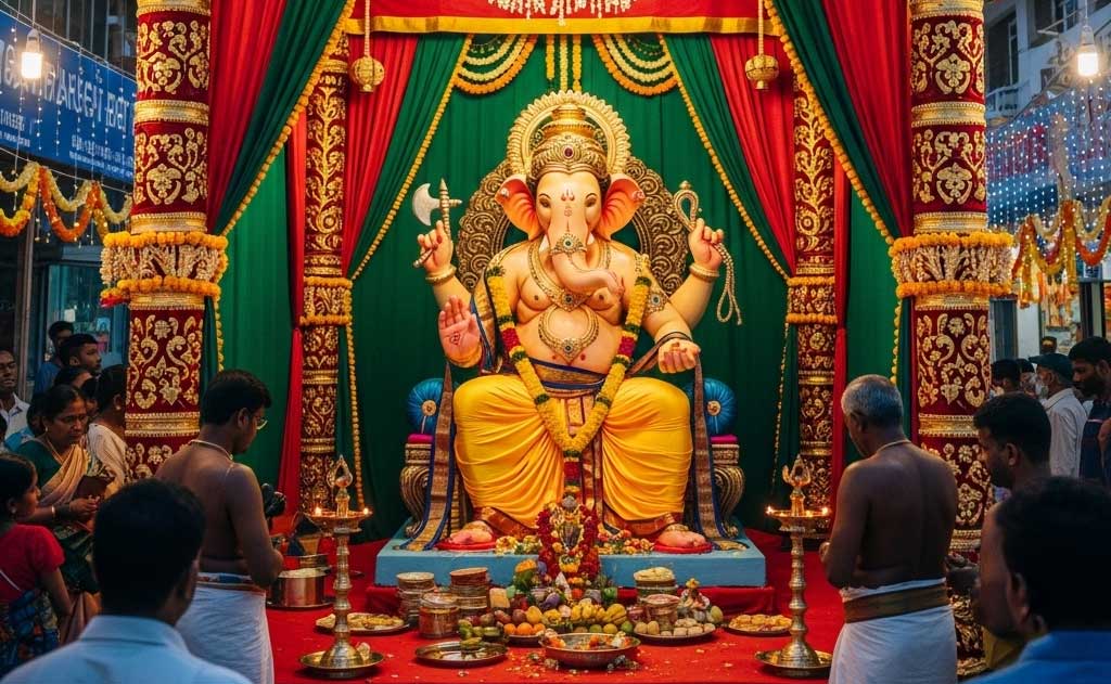 गणेश चतुर्थी का भव्य उत्सव: भारत भर में गणेश मंडप स्थापित करने की संपूर्ण मार्गदर्शिका — Uncategorized