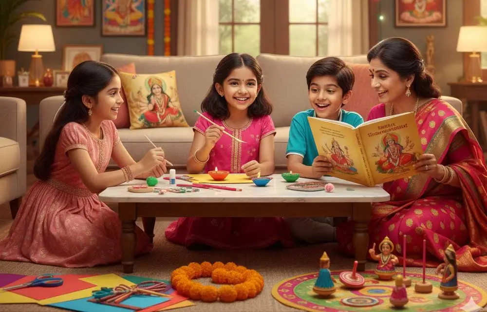 बच्चों को नवरात्रि और दशहरा समझाना: माता-पिता के लिए गाइड — Festivals