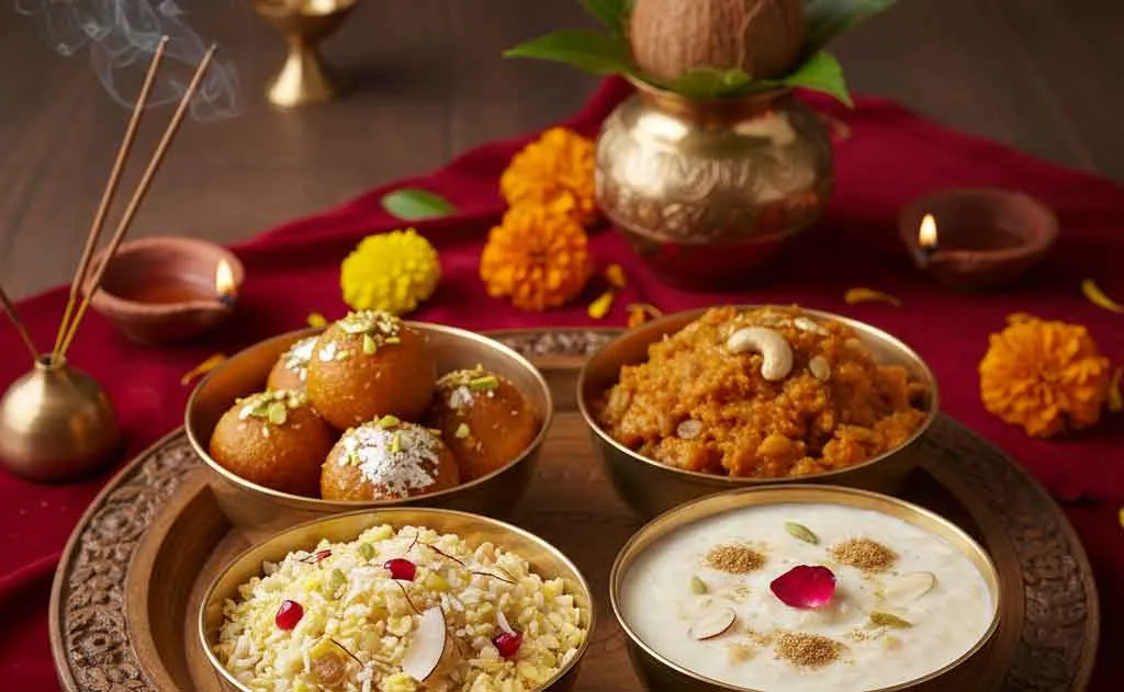 नवरात्रि के प्रत्येक दिन की प्रसाद विधियाँ - माँ दुर्गा को पवित्र भोग — Recipes