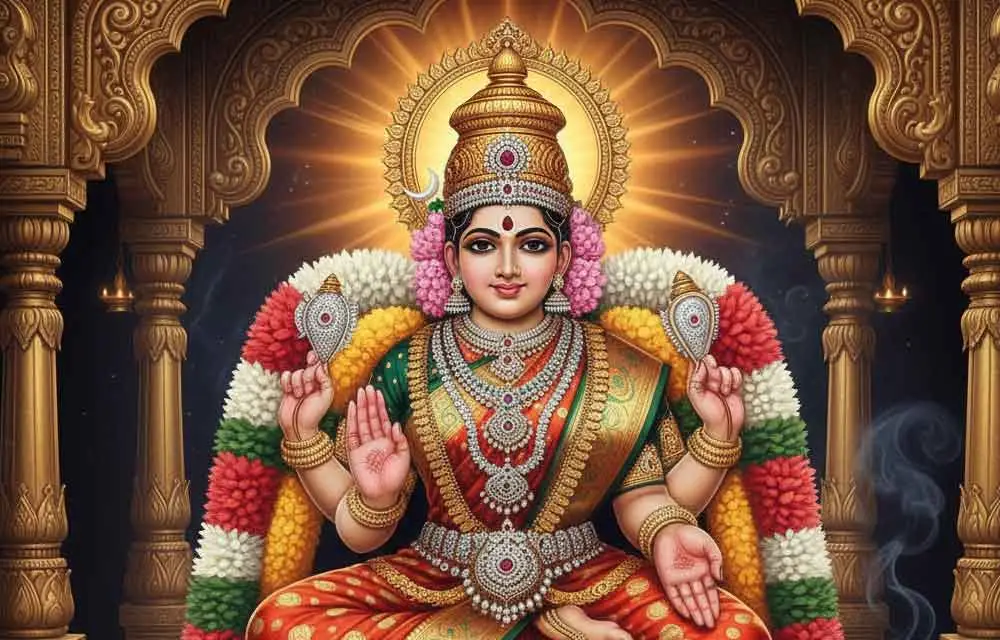 ललिता पंचरत्नम् (प्रातः स्मरामि ललिता): अर्थ सहित संपूर्ण पाठ — पूजा, श्लोक और मंत्र