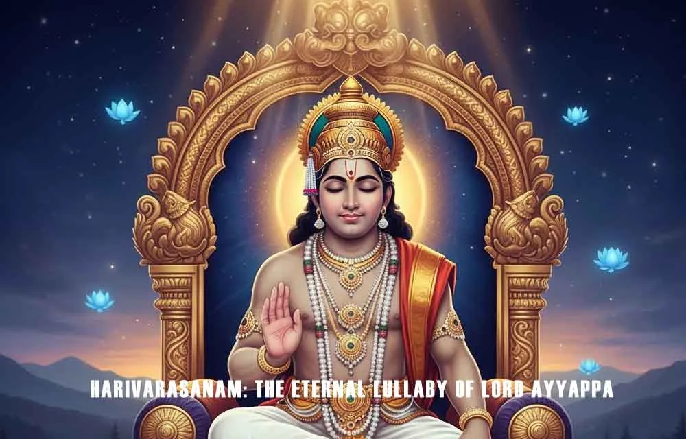 हरिवरासनम्: संस्कृत में पूर्ण पाठ और अर्थ, भगवान अय्यप्पा की सबरीमला लोरी — पूजा, श्लोक और मंत्र