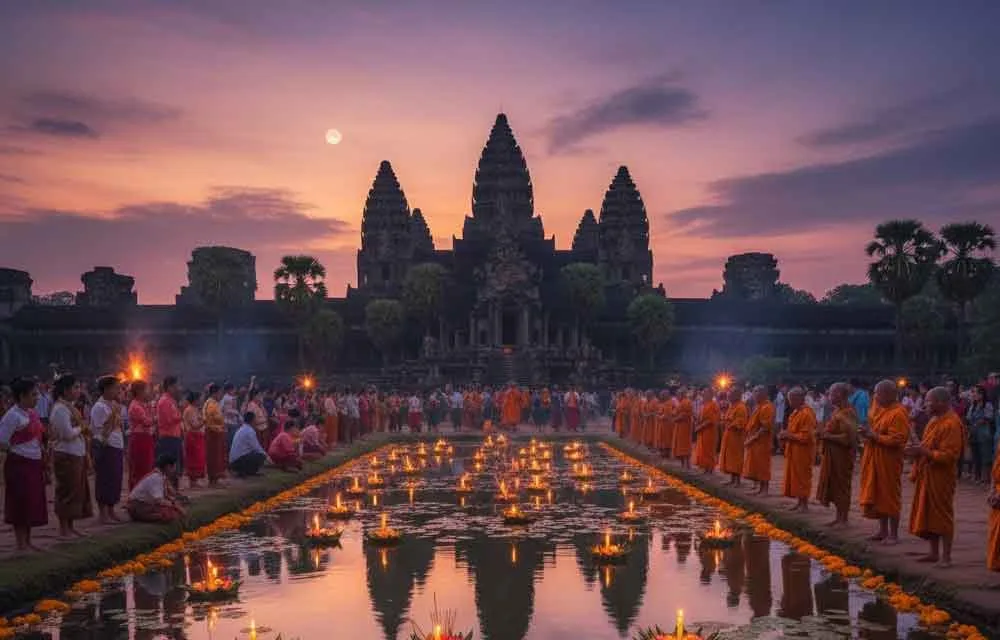 कार्तिक मास में कंबोडिया के शिव मंदिरों के दर्शन: हिंदू तीर्थयात्रियों के लिए संपूर्ण मार्गदर्शिका (2026) — त्योहार