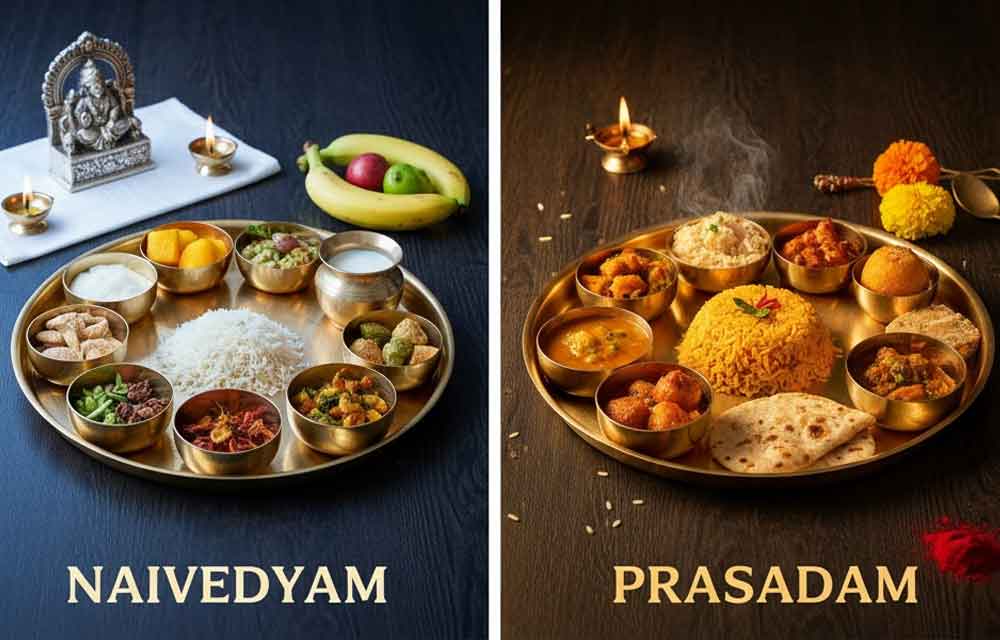 Prasadam vs. Naivedyam: Understanding the Sacred Connection Between Food and the Divine — Traditions