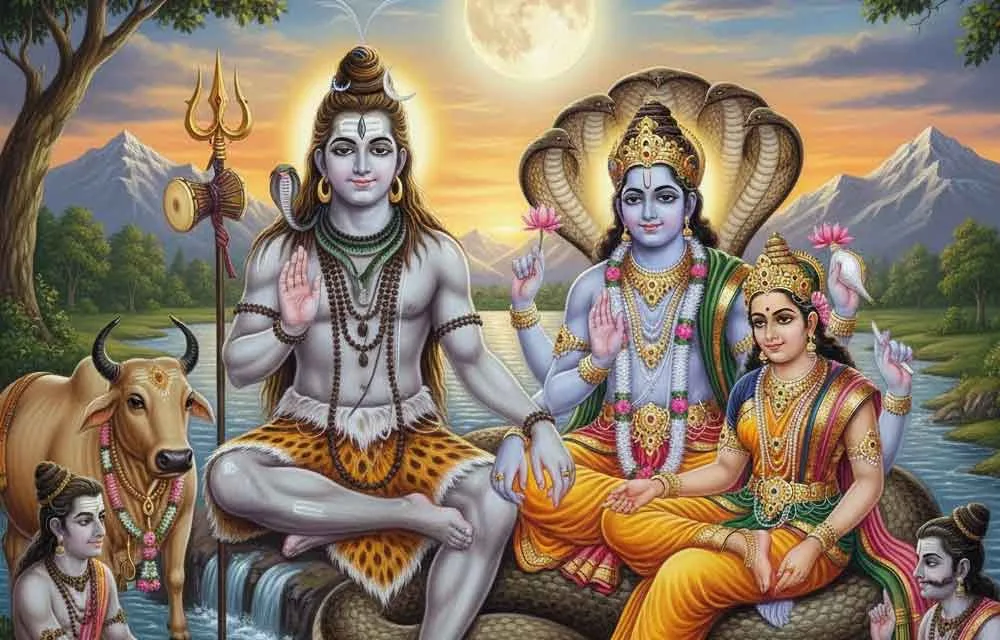 कार्तिक मास में भगवान शिव और विष्णु की कथा — त्योहार