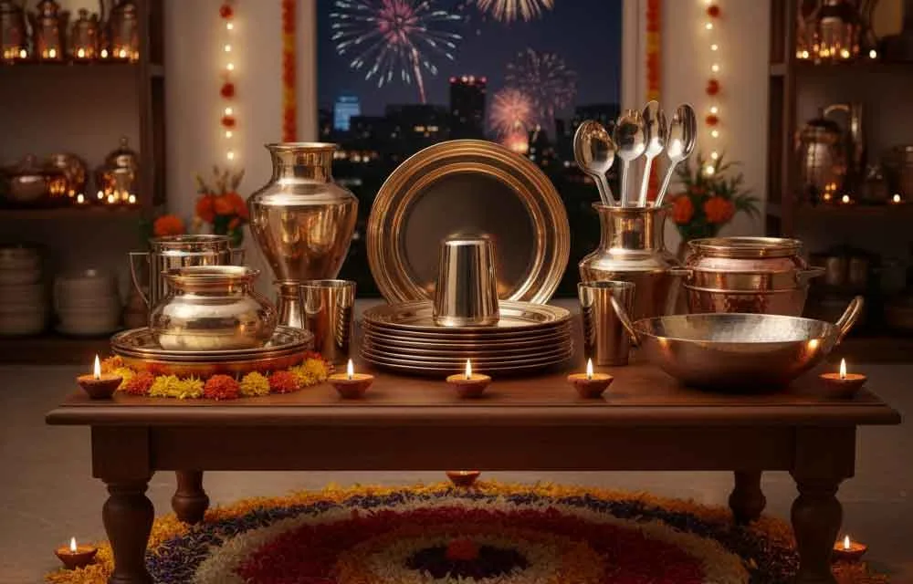 धनतेरस 2026 पर बर्तन खरीदना शुभ क्यों माना जाता है: पूरी कथा — Festivals