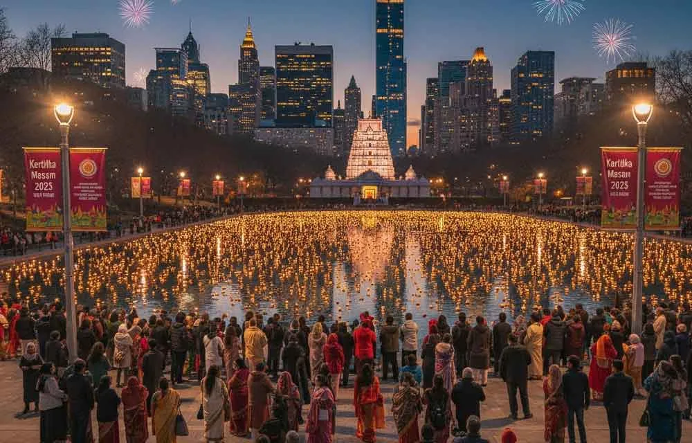 USA में कार्तिक मास 2026: तिथियाँ, पाँच सोमवार और कार्तिक पूर्णिमा का समय शहरवार — Festivals