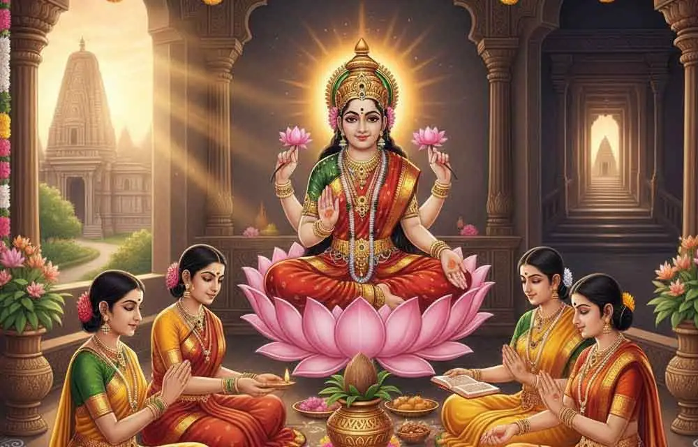 शुक्रवार लक्ष्मी पूजा: शुक्रवार व्रत, लक्ष्मी मंत्र और पूजा विधि — पूजा, श्लोक और मंत्र