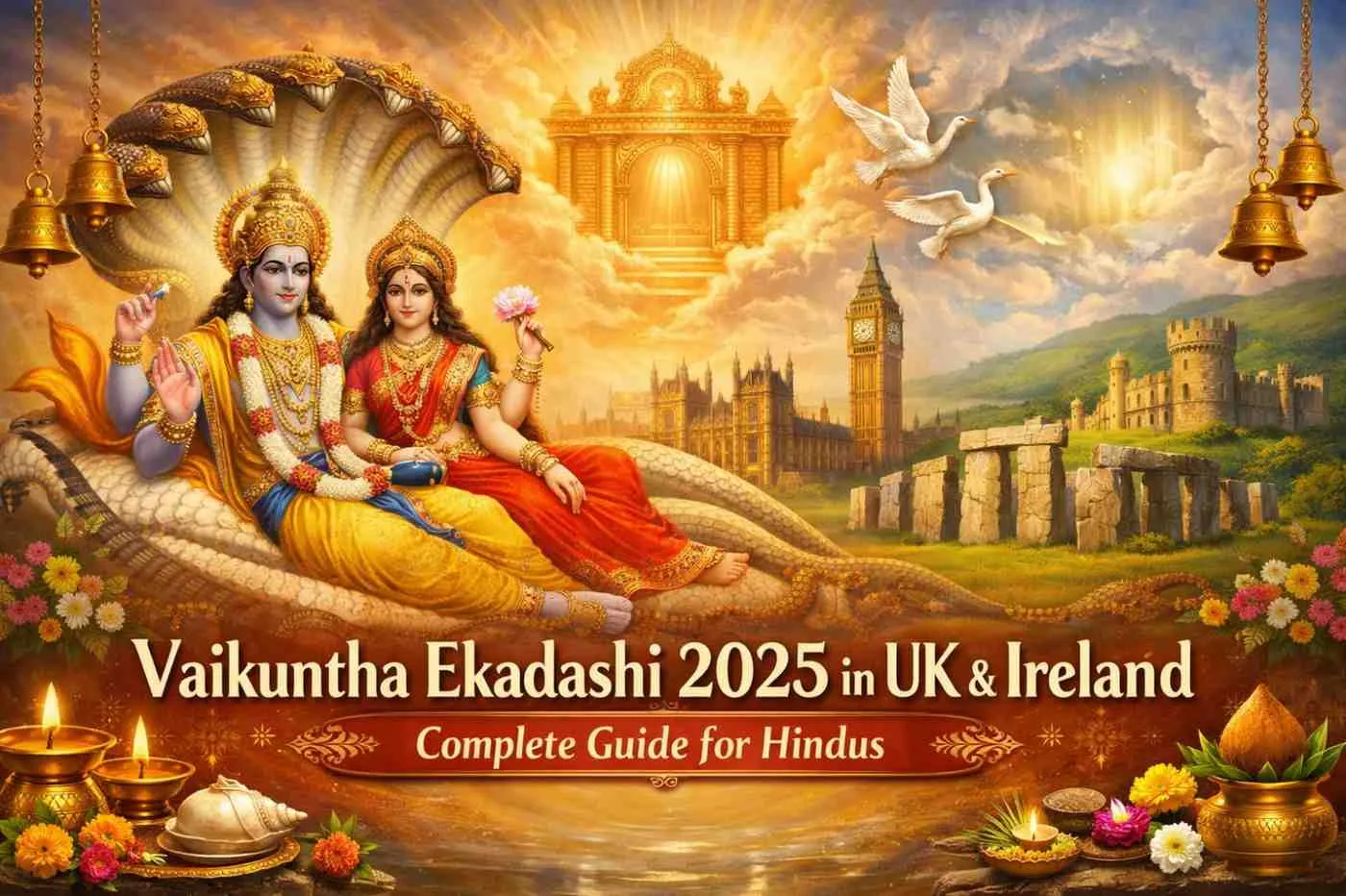 यूके और आयरलैंड में वैकुंठ एकादशी 2026: हिंदुओं के लिए संपूर्ण मार्गदर्शिका — त्योहार