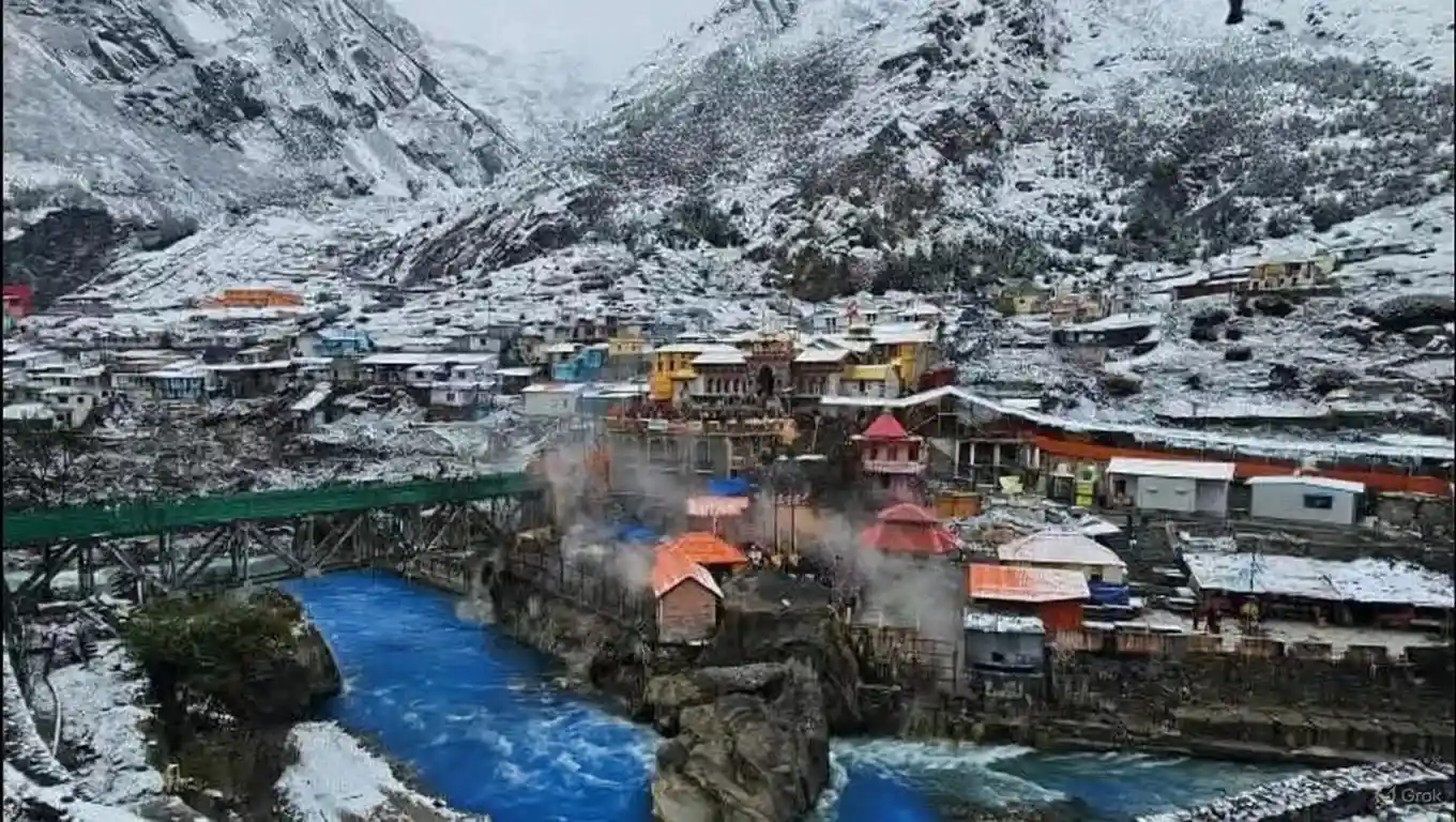 Uttarakhand: Kedarnath Dham Witnesses Second Snowfall of Winter 2026 — Temples