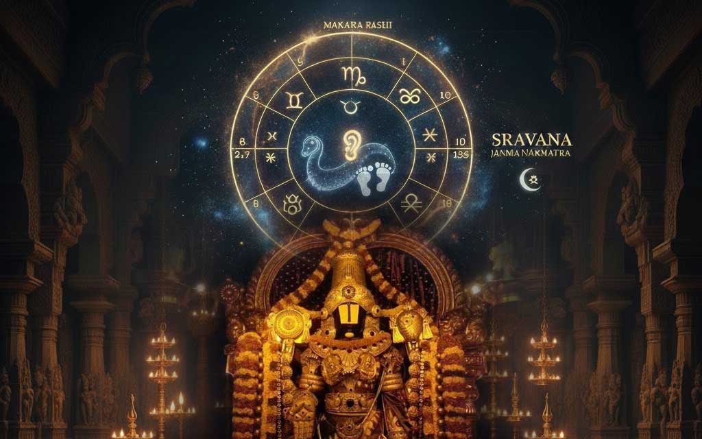 Lord Venkateswara's Rashi and Janma Nakshatra: Astrological Insights into Tirumala's Supreme Deity — Hindu Gods
