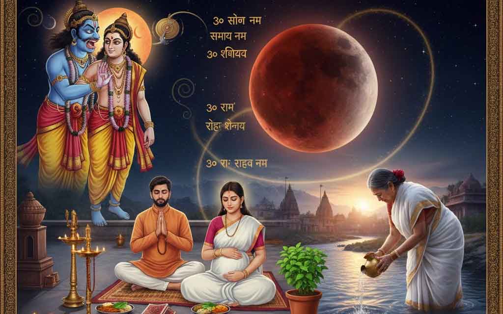 Lunar Eclipse in Hinduism: Beliefs, Rituals, and Spiritual Significance  — Hinduism