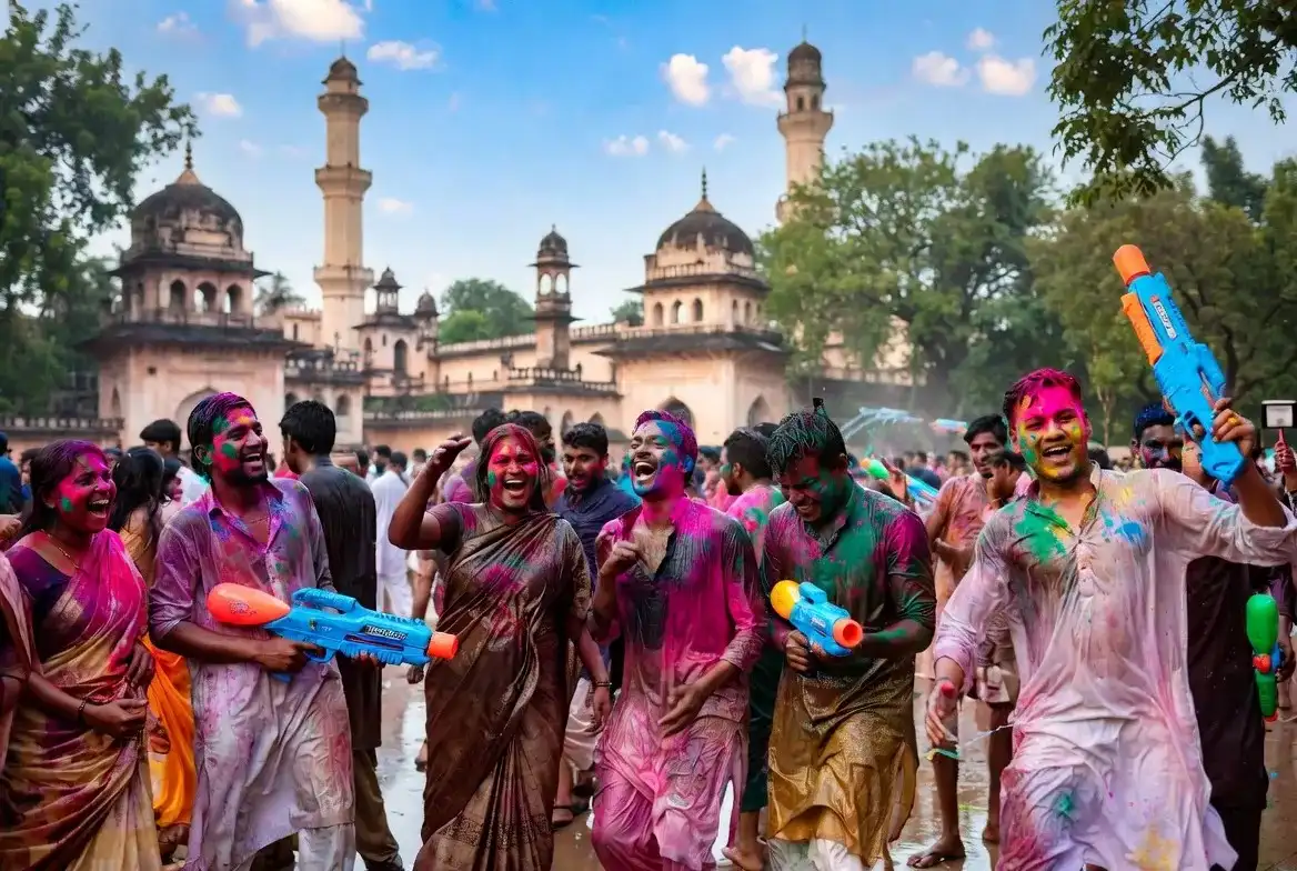 राधा-कृष्ण का प्रेम और होली: दिव्य रंगों की अमर कहानी — Festivals