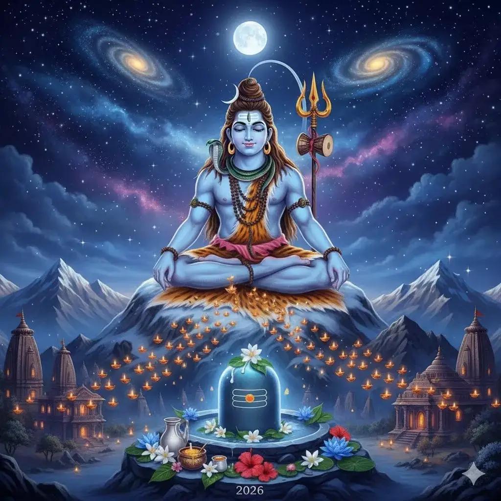 फाल्गुन मास में महा शिवरात्रि 2026 — Festivals