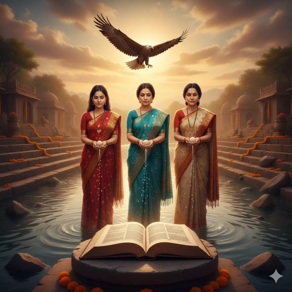 महिलाएँ एवं श्राद्ध: क्या पुत्रियाँ तर्पण एवं पिंड दान कर सकती हैं? हाँ – गरुड़ पुराण इसे सिद्ध करता है (सशक्त सत्य) — homebanner