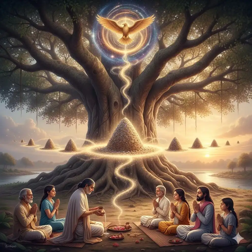 गया में पिंडदान: अक्षयवट के नीचे एक पिंड से कई पीढ़ियों का उद्धार – गरुड़ पुराण का सबसे शक्तिशाली पितृ मोक्ष अनुष्ठान — homebanner