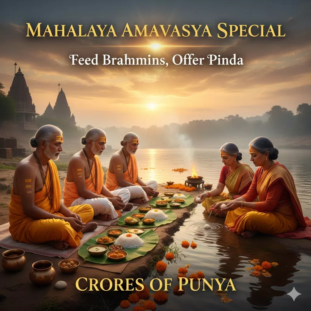 Mahalaya Amavasya Special: Feed Brahmins, Offer Pinda – Crores of Punya — Traditions