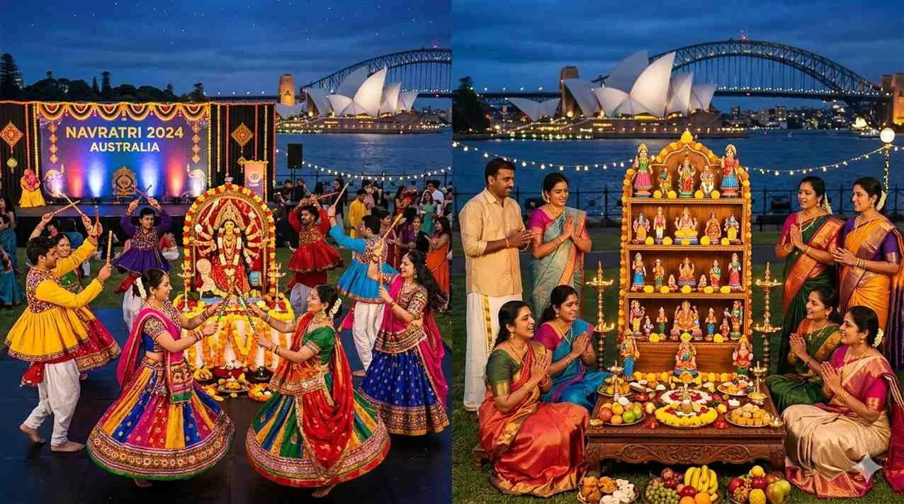 ऑस्ट्रेलिया में नवरात्रि: गुजराती और दक्षिण भारतीय विदेश में कैसे मनाते हैं