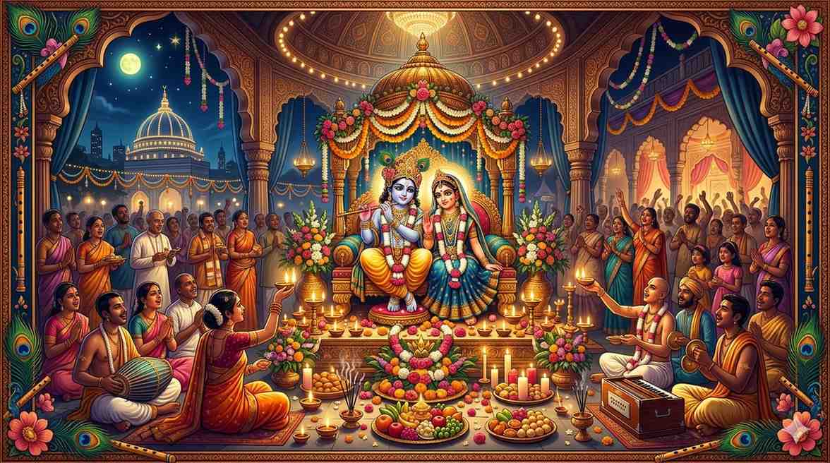 Krishna Janmashtami 2026 UK: Midnight Puja Time, London Timings & ISKCON Celebrations — Festivals