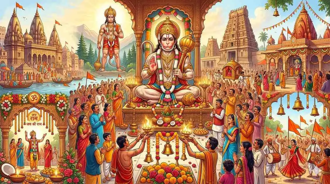 भारत भर में हनुमान जयंती 2026: भव्य उत्सव, पूजा विधि और प्रमुख स्थानों की जानकारी — Festivals