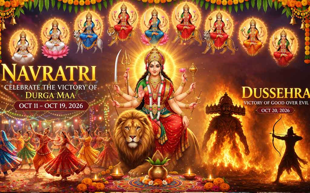 Navratri & Dussehra 2026: Complete Guide to 9 Days of Devi Worship — Festivals