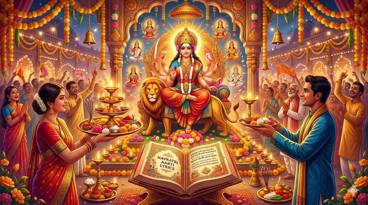 नवरात्रि आरती लिरिक्स हिंदी और अंग्रेज़ी में – NRI परिवारों के लिए 2026 विशेष संग्रह — Festivals