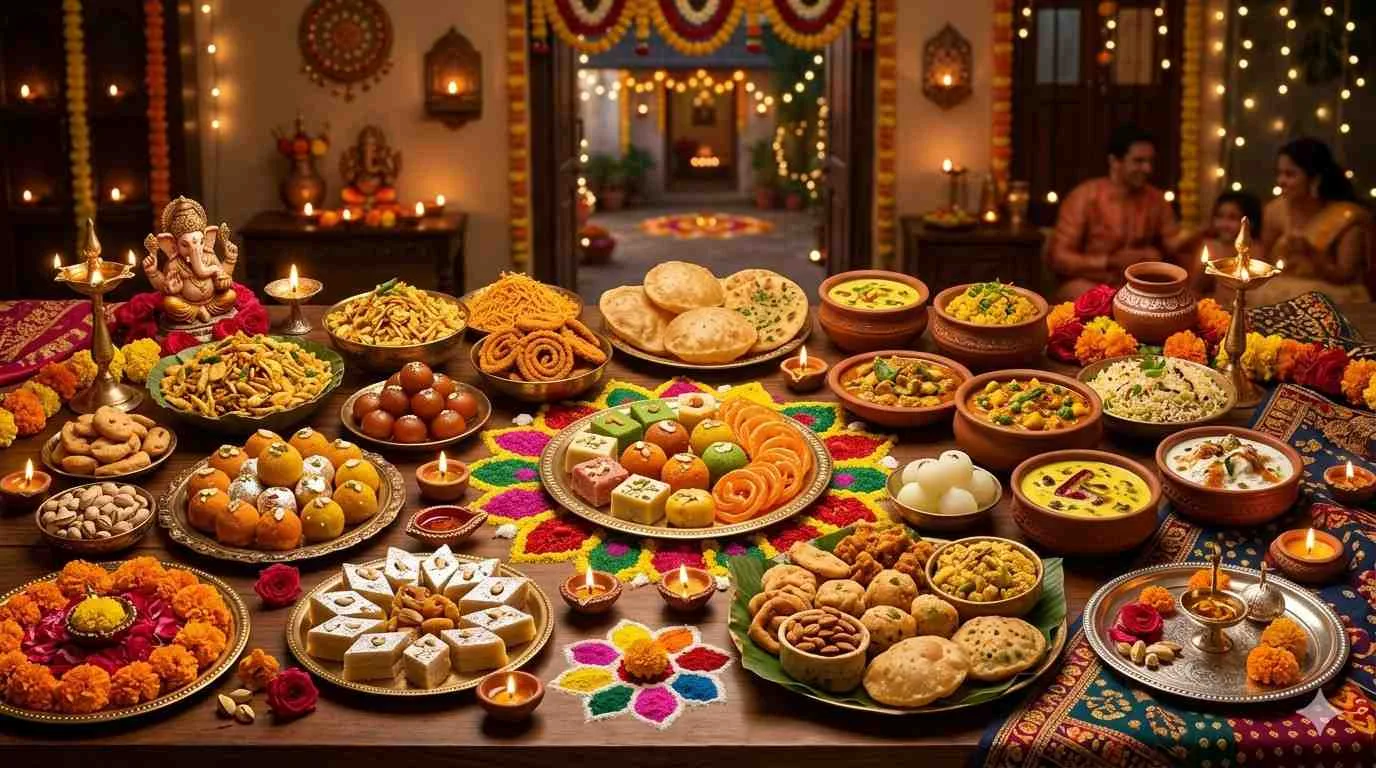 दिवाली 2026 रेसिपी — 35+ पारंपरिक मिठाइयाँ, नमकीन और त्योहारी व्यंजन — Festivals