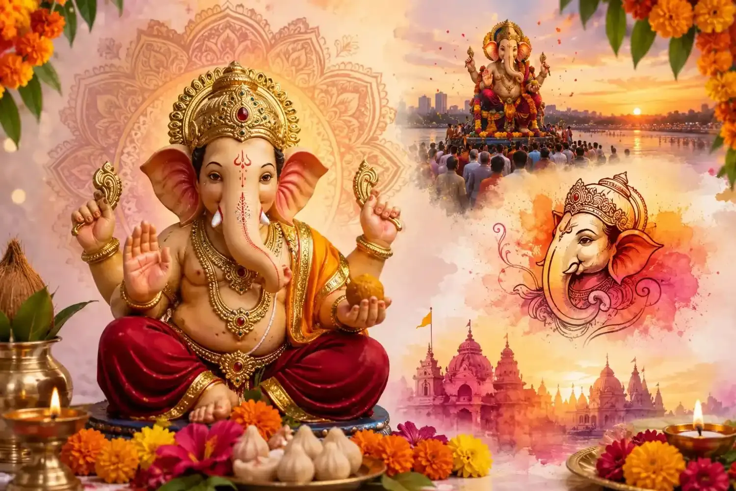 गणेश चतुर्थी की शुभकामनाएं और कोट्स: संदेश, श्लोक और कैप्शन — Ganesh Chaturthi