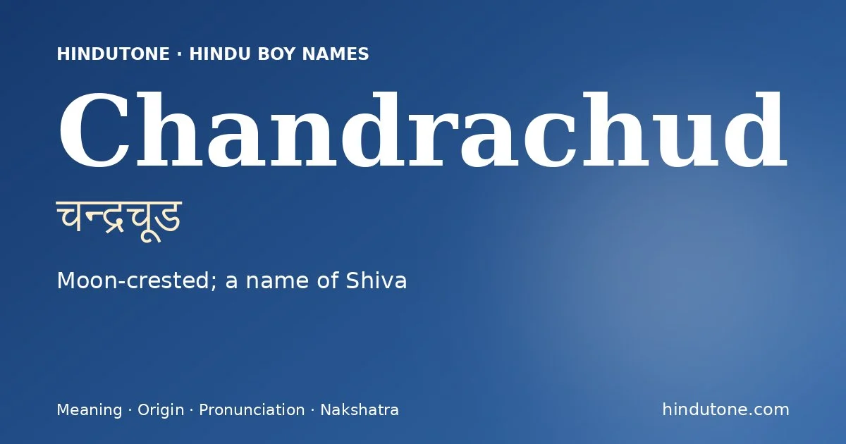 चन्द्रचूड — C