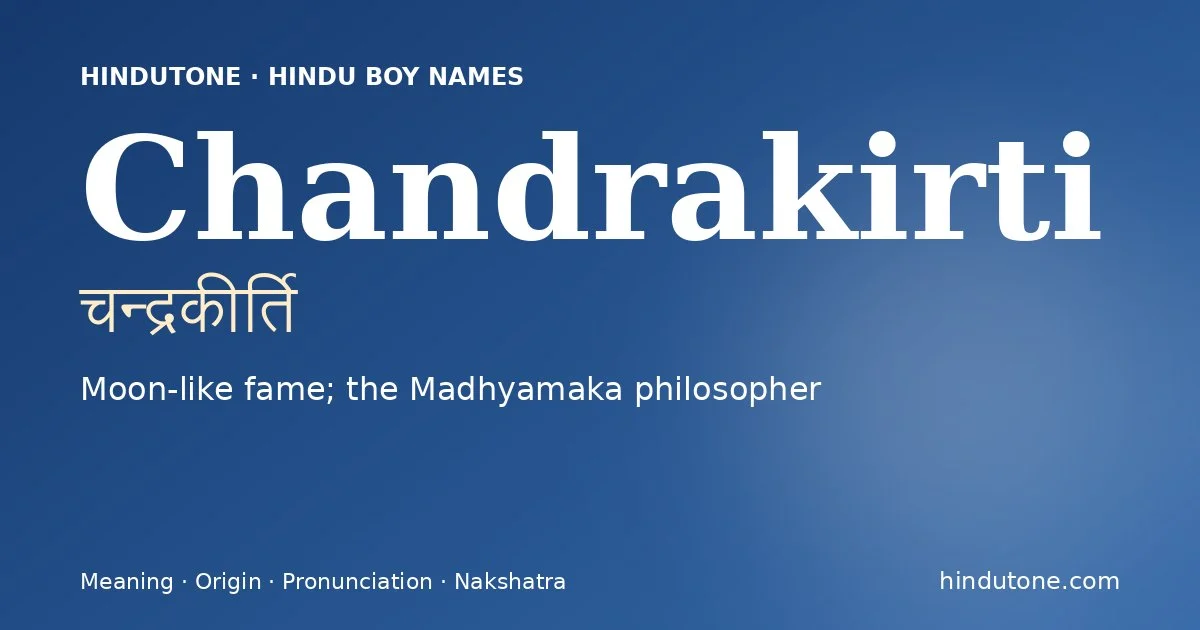 चन्द्रकीर्ति — C