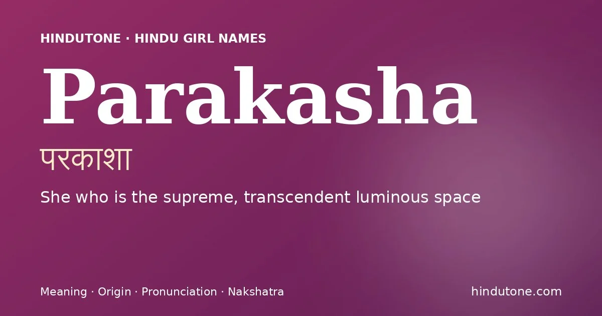 परकाशा